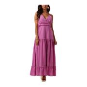 Paarse Strap Maxi Jurk Y.a.s , Purple , Dames