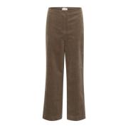 Wijde Rechte Broek Morel Soaked in Luxury , Brown , Dames