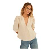 Jazz Vibes Shirt Zand Undress Code , Beige , Dames