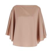 Beige Iris Stole Sjaal Gianluca Capannolo , Beige , Dames