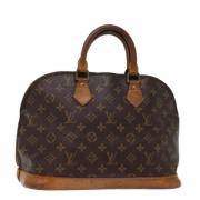 Pre-owned Canvas handbags Louis Vuitton Vintage , Brown , Dames