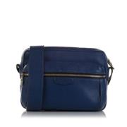 Pre-owned Leather louis-vuitton-bags Louis Vuitton Vintage , Blue , Da...