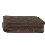 Pre-owned Canvas pouches Louis Vuitton Vintage , Brown , Dames