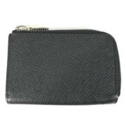 Pre-owned Leather wallets Louis Vuitton Vintage , Black , Dames