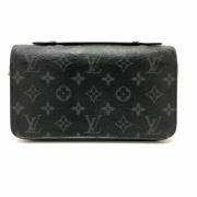 Pre-owned Fabric wallets Louis Vuitton Vintage , Black , Dames