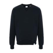 Navy Sweater Aspesi , Blue , Heren