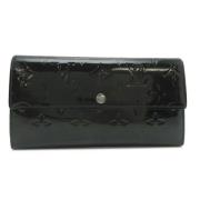 Pre-owned Fabric wallets Louis Vuitton Vintage , Black , Dames