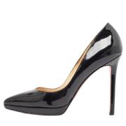 Pre-owned Leather heels Christian Louboutin Pre-owned , Black , Dames