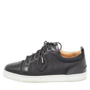 Pre-owned Fabric sneakers Christian Louboutin Pre-owned , Black , Dame...