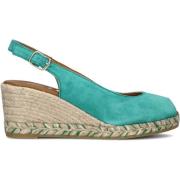 Groene Suède Espadrilles 2013 Viguera , Green , Dames