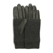 Groene Leren Winterhandschoenen Markberg , Green , Dames