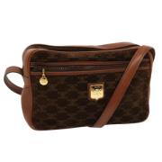 Pre-owned Canvas celine-bags Celine Vintage , Brown , Dames