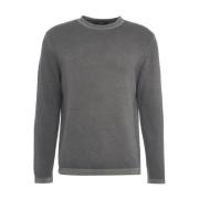 Grijze Gebreide Trui Aw24 Handwas Daniele Fiesoli , Gray , Heren