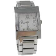 Pre-owned Metal watches Gucci Vintage , Gray , Dames