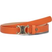 Oranje Leren Riem Eline Notre-v , Orange , Dames