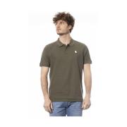 Groen Katoenen Poloshirt Invicta , Green , Heren