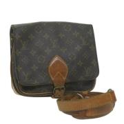 Pre-owned Canvas louis-vuitton-bags Louis Vuitton Vintage , Brown , Da...