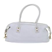 Pre-owned Leather handbags Celine Vintage , White , Dames