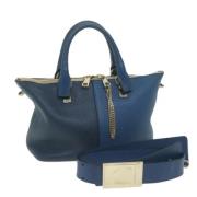 Pre-owned Leather handbags Chloé Pre-owned , Blue , Dames