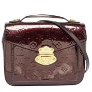 Pre-owned Leather handbags Louis Vuitton Vintage , Red , Dames