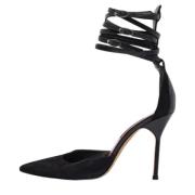 Pre-owned Leather heels Carolina Herrera Pre-owned , Black , Dames