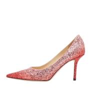 Pre-owned Fabric heels Jimmy Choo Pre-owned , Pink , Dames