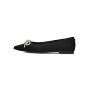 Zwarte Ballerina's met Strik Steve Madden , Black , Dames