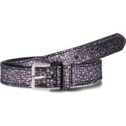 Paars Leren Riem Stijlvol Trendy Legend , Purple , Dames