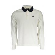 Lange mouw Jersey Polo Shirt met Logo La Martina , White , Heren