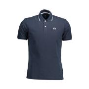 Elegant Poloshirt met Contrasterende Details La Martina , Blue , Heren