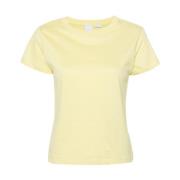 Gele Basic T-shirt Pinko , Yellow , Dames