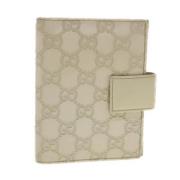 Pre-owned Leather home-office Gucci Vintage , White , Dames