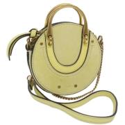 Pre-owned Suede handbags Chloé Pre-owned , Yellow , Dames