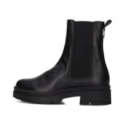 Zwarte Chelsea Boots voor Stijlvolle Avonturen Red Rag , Black , Dames