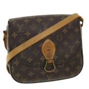 Pre-owned Canvas louis-vuitton-bags Louis Vuitton Vintage , Brown , Da...