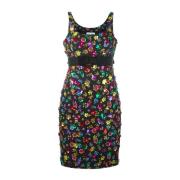 Elegante Jurk 3555C Moschino , Multicolor , Dames