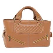 Pre-owned Leather handbags Celine Vintage , Brown , Dames