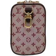 Pre-owned Canvas pouches Louis Vuitton Vintage , Red , Dames