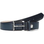 Heren Rattan Leren Riem Giorgio , Blue , Heren