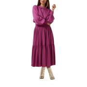 Leanne Jurk Roze Maxi Jurk Bruuns Bazaar , Pink , Dames