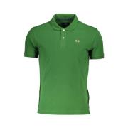 Elegante Slim Fit Polo Groen Contrast La Martina , Green , Heren