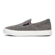 Canvas Slip-On Loafers Tommy Hilfiger , Black , Heren