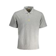 Grijs Katoenen Poloshirt met Borduurwerk La Martina , Gray , Heren