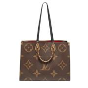 Pre-owned Coated canvas totes Louis Vuitton Vintage , Brown , Dames