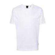 Wit T-shirt met Stretch Design Hugo Boss , White , Heren