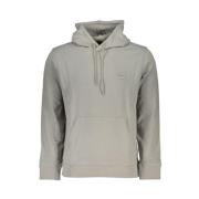 Grijze hoodie met logo Hugo Boss , Gray , Heren