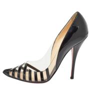 Pre-owned Leather heels Christian Louboutin Pre-owned , Black , Dames