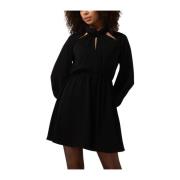 Zwarte Cut Out Jurk Liu Jo , Black , Dames