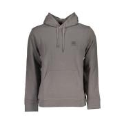 Grijze hoodie met logo Hugo Boss , Gray , Heren