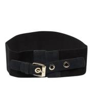 Pre-owned Leather belts Stella McCartney Pre-owned , Black , Dames